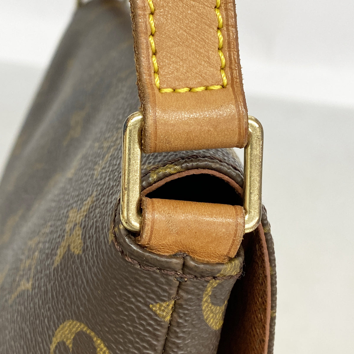 【6hb0922】ルイヴィトン ショルダーバッグ モノグラム ミュゼットタンゴショートストラップ M51257 ブラウン【中古】レディース