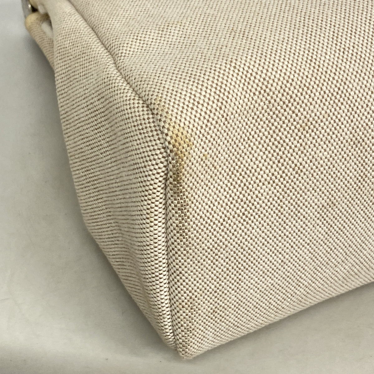 【6hb0927】エルメス ハンドバッグ エールバッグPM トワルアッシュ ブルー シルバー金具 □F刻印【中古】レディース