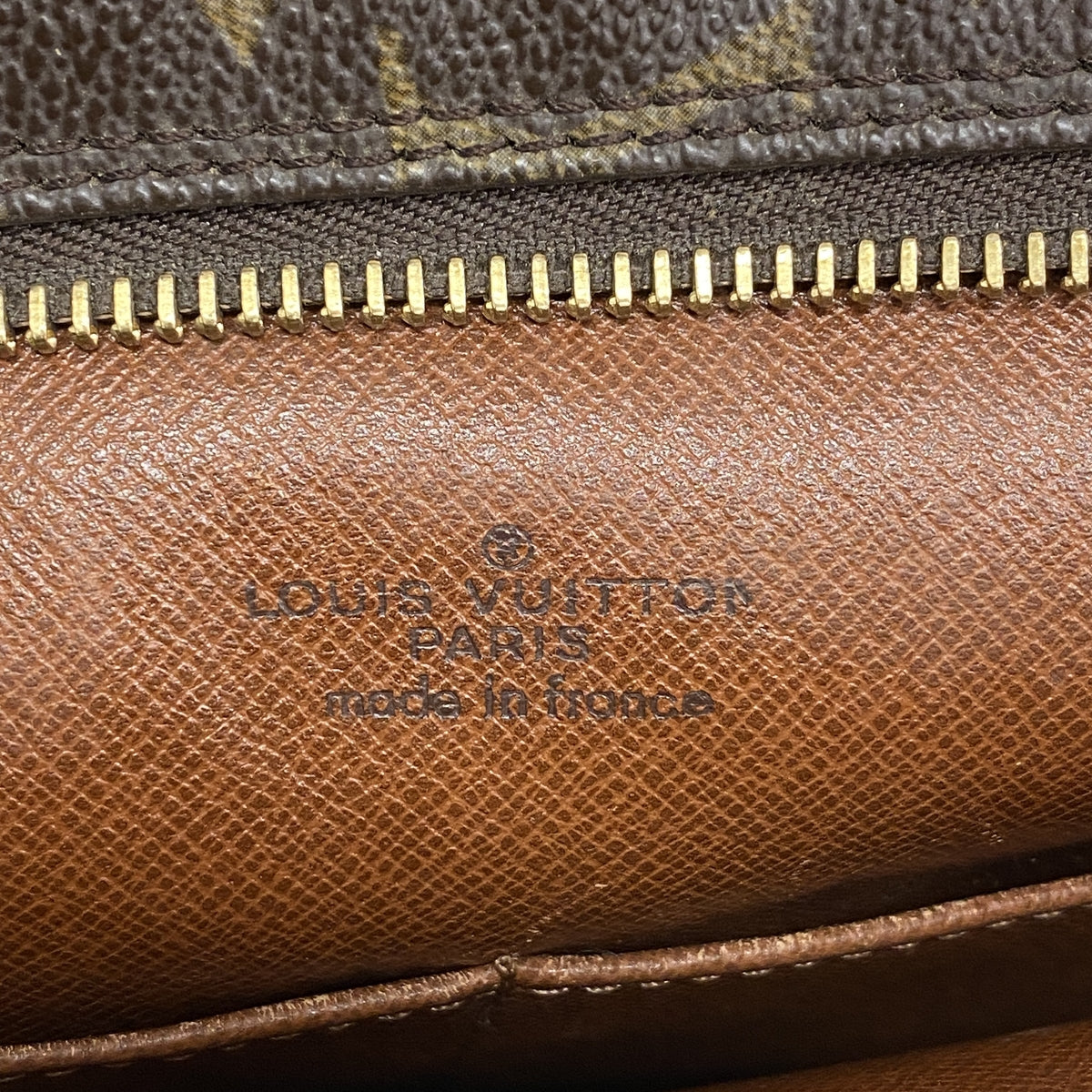 【6hb0942】ルイヴィトン クラッチバッグ モノグラム コンピエーニュ28 M51845 ブラウン【中古】メンズ
