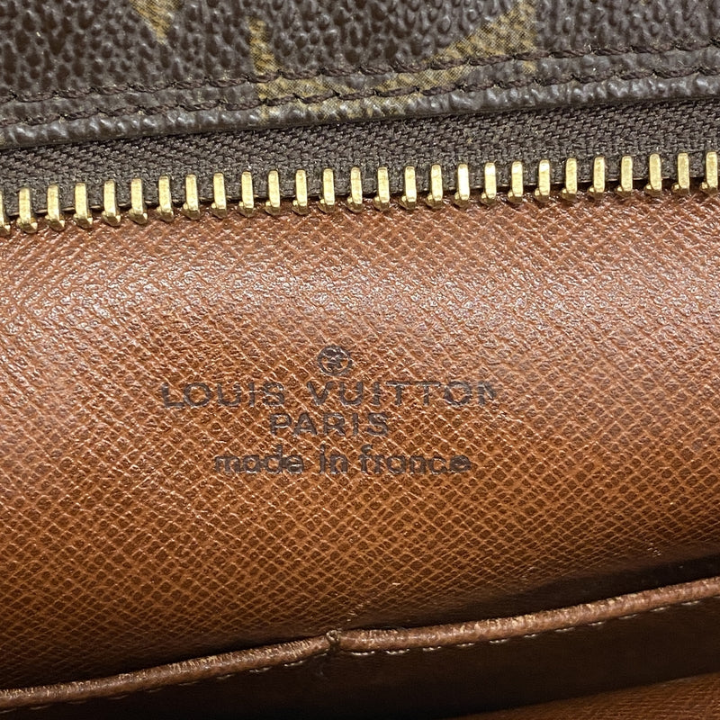 【6hb0942】ルイヴィトン クラッチバッグ モノグラム コンピエーニュ28 M51845 ブラウン【中古】メンズ