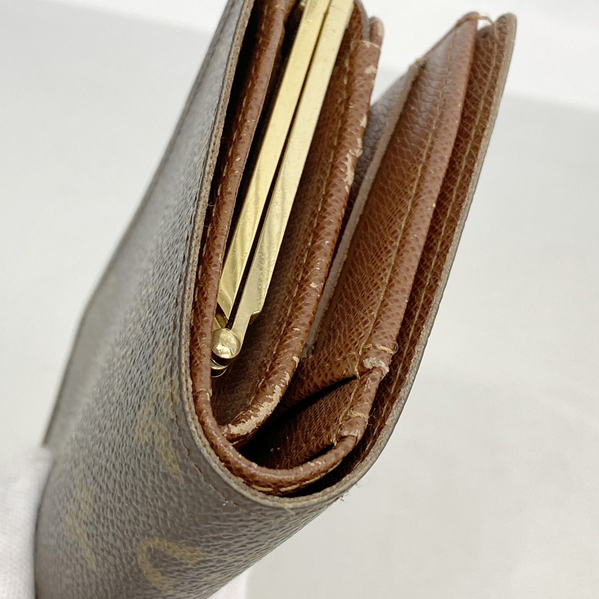 【6hb0947】ルイヴィトン 財布 モノグラム ポルトモネビエヴィエノワ M61663 ブラウン【中古】レディース