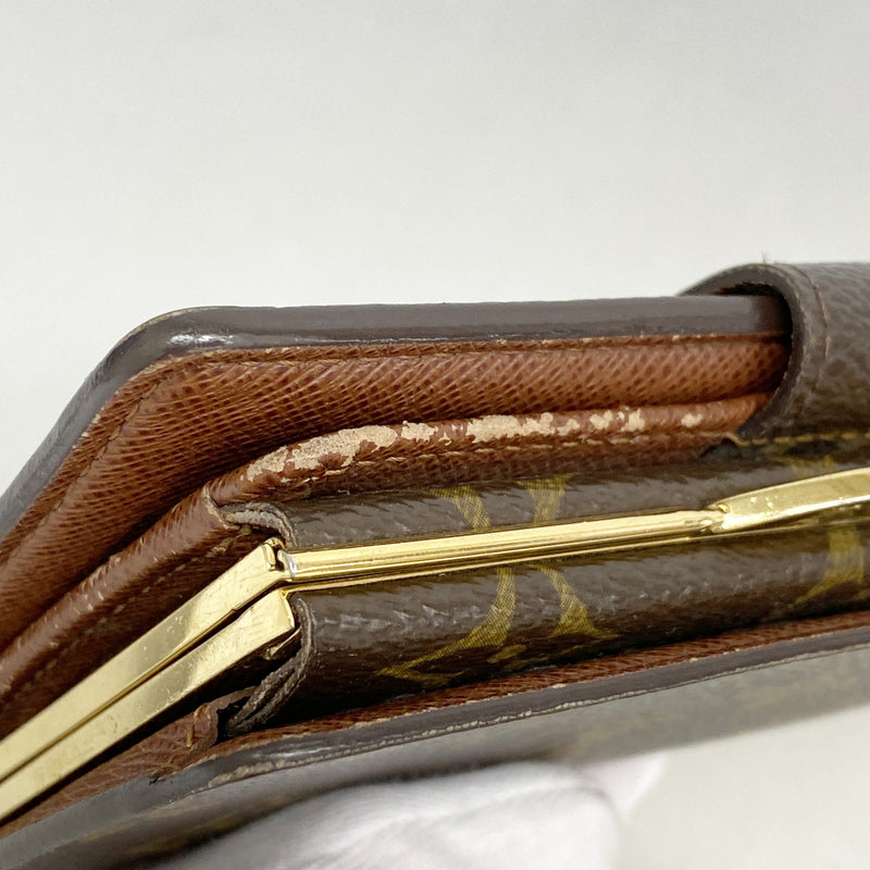 【6hb0947】ルイヴィトン 財布 モノグラム ポルトモネビエヴィエノワ M61663 ブラウン【中古】レディース
