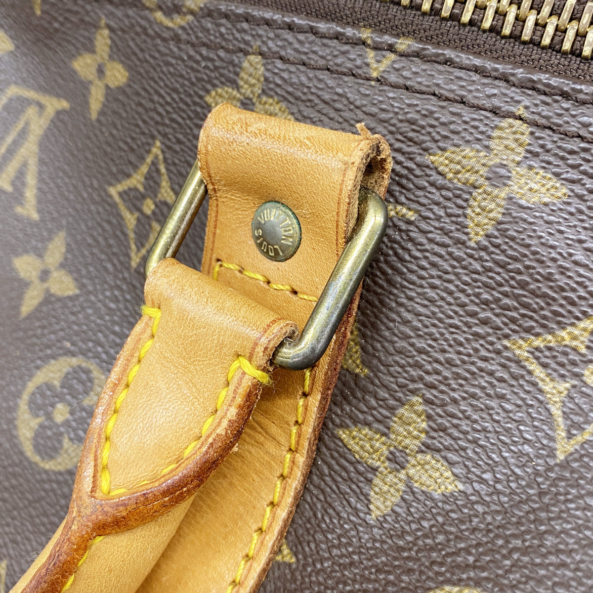 【6hb0949】ルイヴィトン ボストンバッグ モノグラム キーポルバンドリエール60 M41412 ブラウン【中古】メンズ レディース ユニセックス