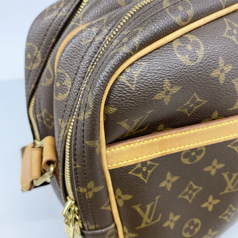 【6hb0951】ルイヴィトン ショルダーバッグ モノグラム リポーターGM M45252 ブラウン【中古】メンズ