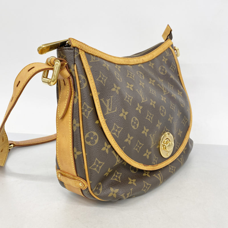 【6hb0952】ルイヴィトン ショルダーバッグ モノグラム トゥラムGM M40075 ブラウン【中古】レディース