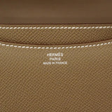 【6hb0963】エルメス ショルダーバッグ コンスタンスミニ ヴォーエプソン エトゥープ シルバー金具 G刻印【中古】レディース