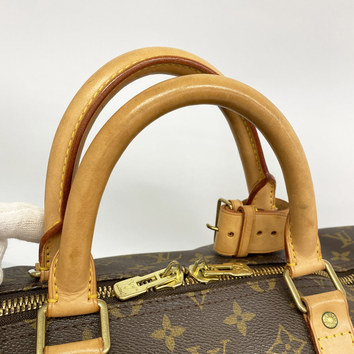 【6hb0975】ルイヴィトン ボストンバッグ モノグラム キーポルバンドリエール55 M41414 ブラウン【中古】メンズ レディース ユニセックス