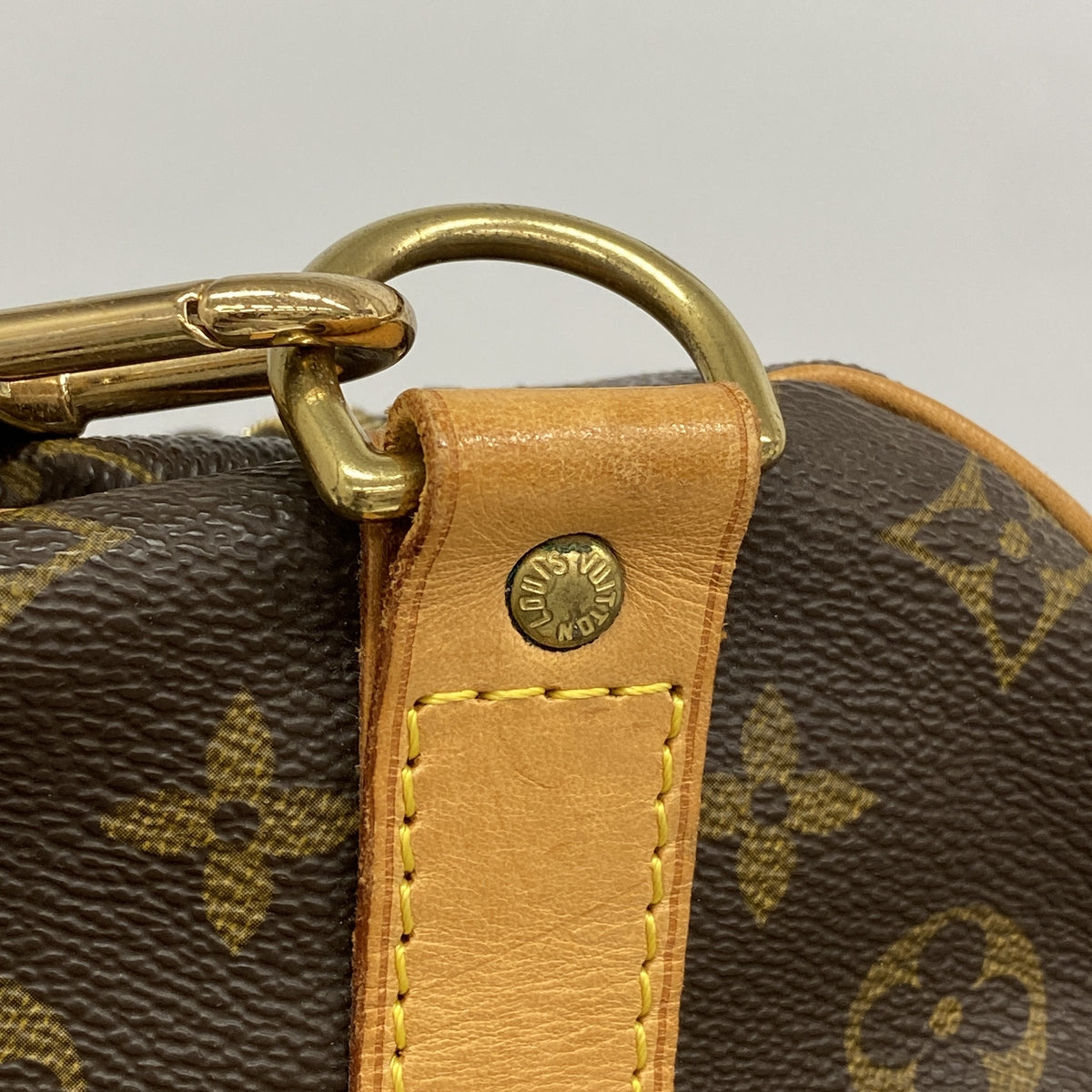 【6hb0975】ルイヴィトン ボストンバッグ モノグラム キーポルバンドリエール55 M41414 ブラウン【中古】メンズ レディース ユニセックス