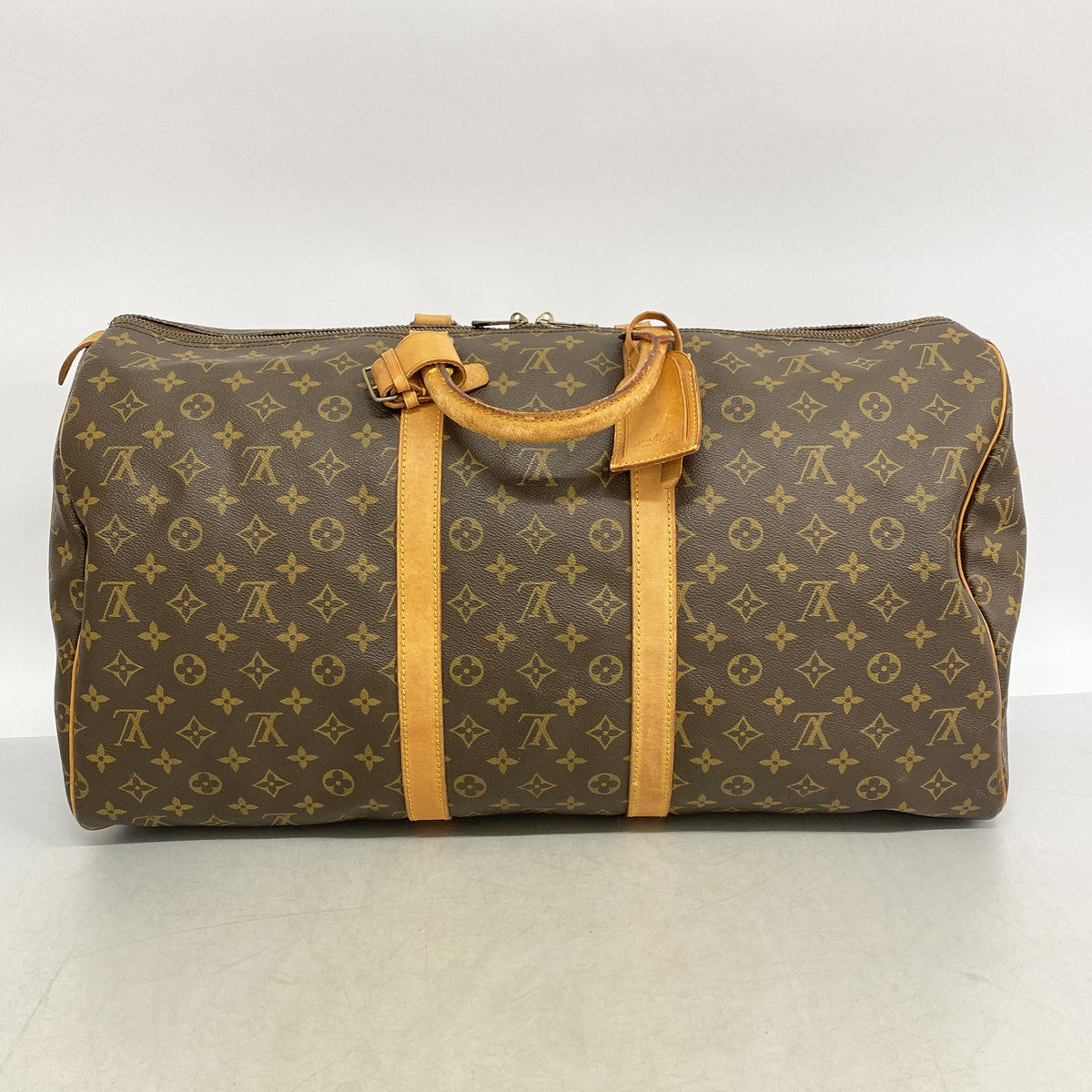 【6hb0976】ルイヴィトン ボストンバッグ モノグラム キーポル55 M41424 ブラウン【中古】メンズ レディース ユニセックス