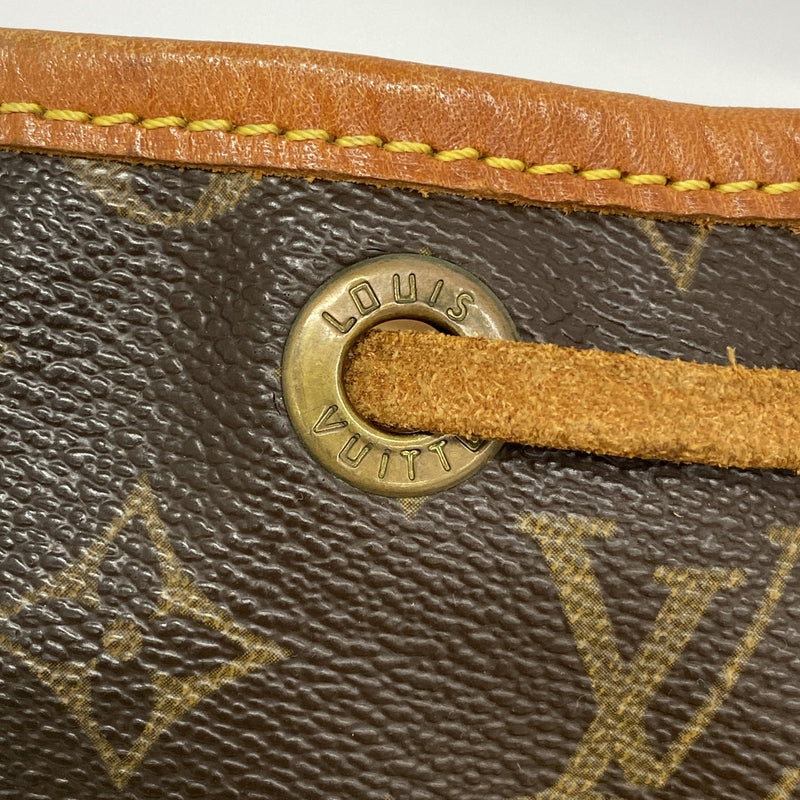 【6hb0977】ルイヴィトン ショルダーバッグ モノグラム プチノエ M42226 ブラウン【中古】レディース