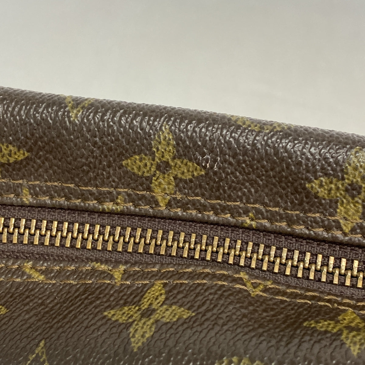 【6hb0981】ルイヴィトン ポーチ モノグラム トゥルーストワレット28 M47522 ブラウン【中古】レディース