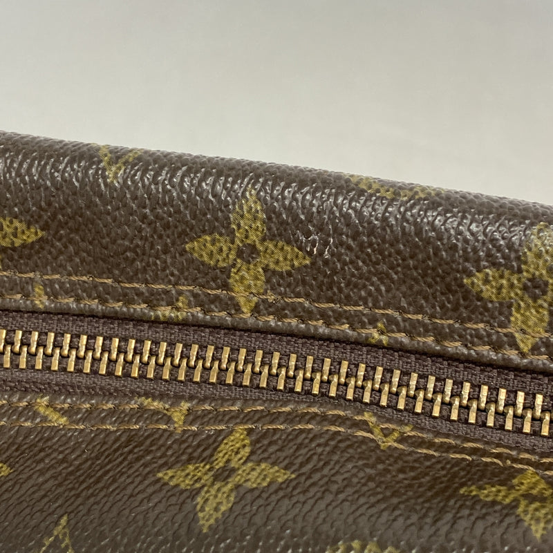 【6hb0981】ルイヴィトン ポーチ モノグラム トゥルーストワレット28 M47522 ブラウン【中古】レディース