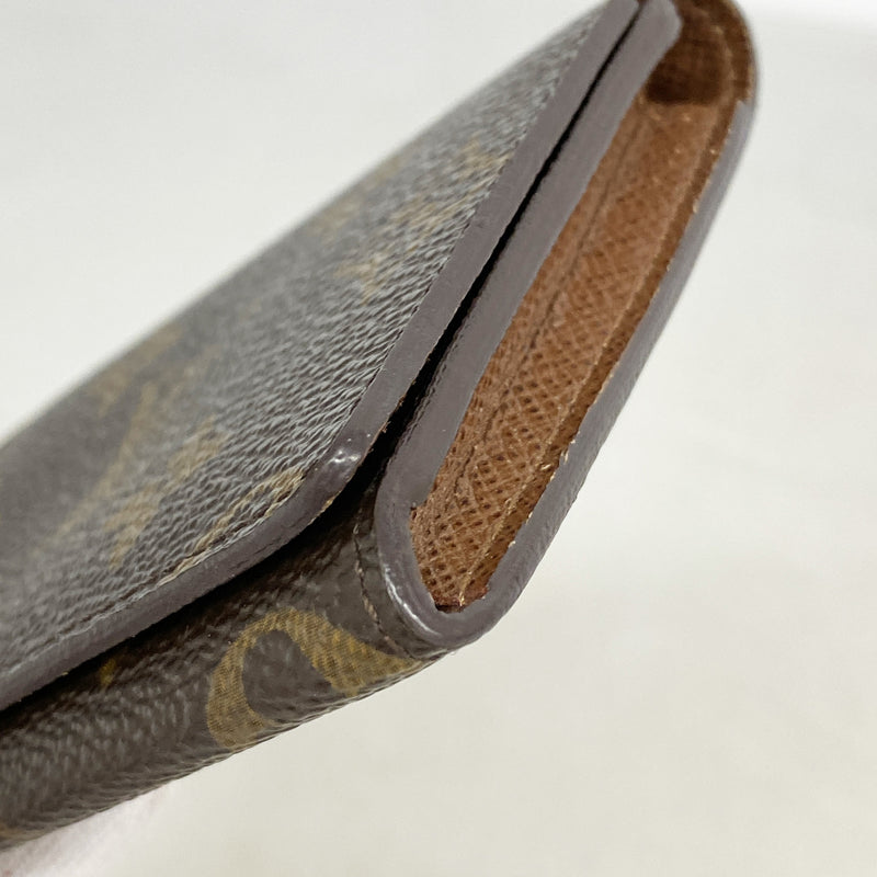 【6hb0983】ルイヴィトン 名刺入れ モノグラム アンヴェロップカルトドゥヴィジット M62920 ブラウン【中古】メンズ レディース ユニセックス