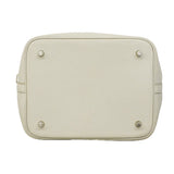 【6hb0987】エルメス ハンドバッグ ピコタンロックMM トリヨンクレマンス パールグレー シルバー金具 D刻印【中古】レディース