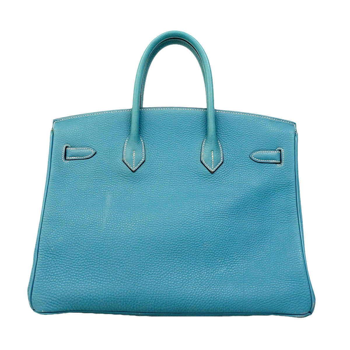【6hb0988】エルメス ハンドバッグ バーキン35 トゴ ブルージーン シルバー金具 □C刻印【中古】レディース