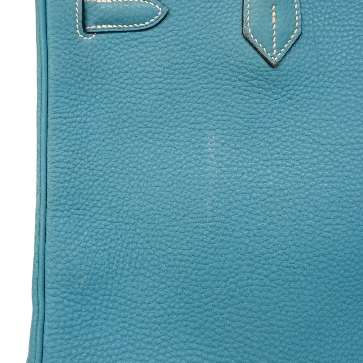 【6hb0988】エルメス ハンドバッグ バーキン35 トゴ ブルージーン シルバー金具 □C刻印【中古】レディース