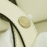 【6hb1002】フェンディ ハンドバッグ バイザウェイ レザー パイソン ホワイト シルバー金具 2wayバッグ【中古】レディース