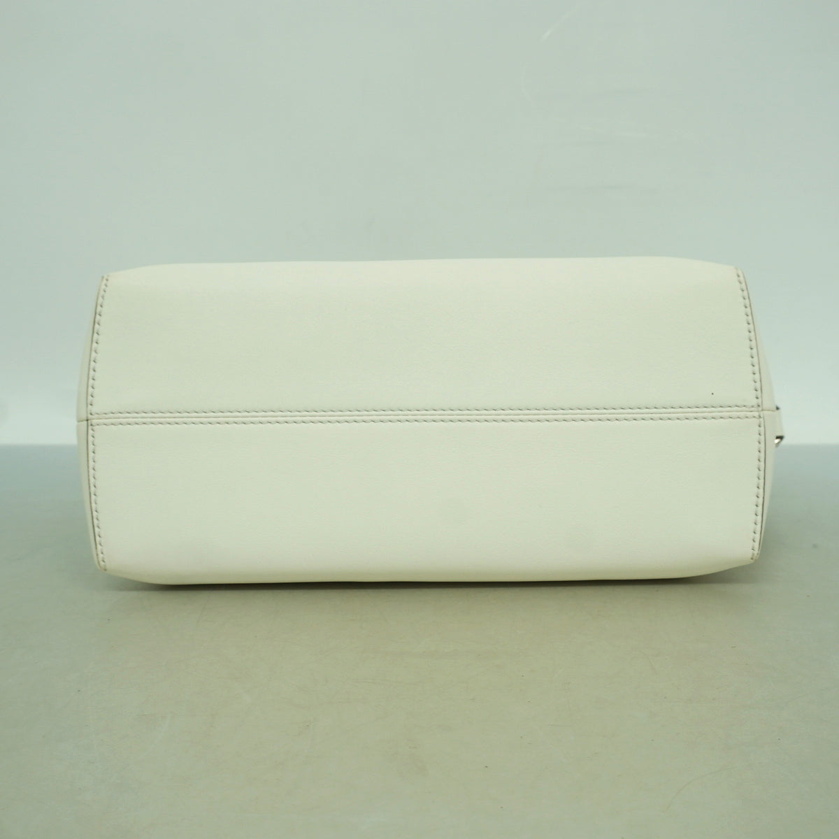 【6hb1002】フェンディ ハンドバッグ バイザウェイ レザー パイソン ホワイト シルバー金具 2wayバッグ【中古】レディース