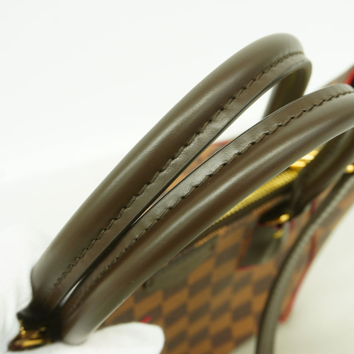 【6hb1004】ルイヴィトン ハンドバッグ ダミエ カイサトートMM N41548 エベヌ/スリーズ 2wayバッグ【中古】レディース