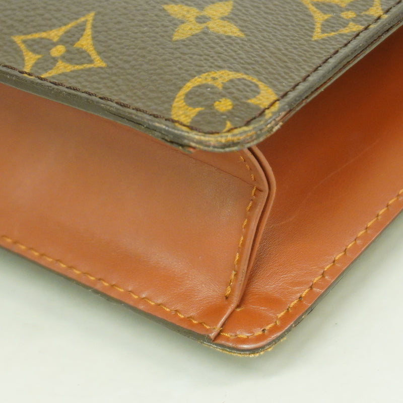 【6hb1005】ルイヴィトン ハンドバッグ モノグラム モンソー26 M51187 ブラウン 2wayバッグ【中古】レディース
