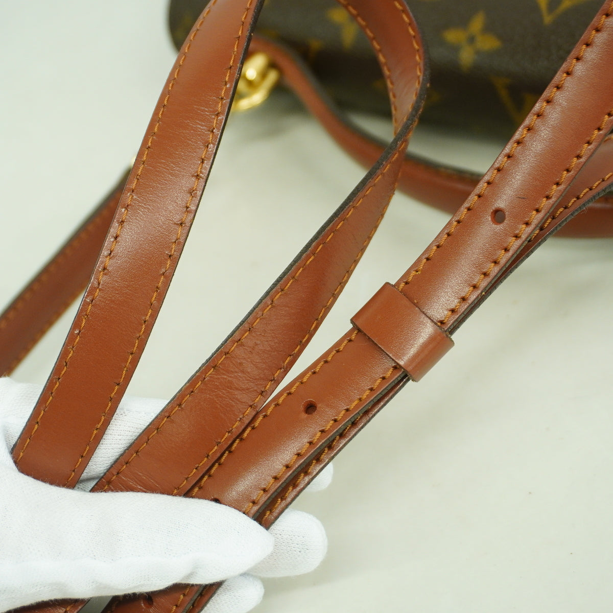 【6hb1005】ルイヴィトン ハンドバッグ モノグラム モンソー26 M51187 ブラウン 2wayバッグ【中古】レディース