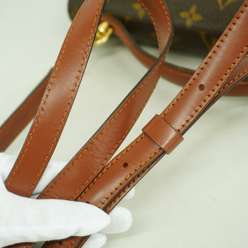 【6hb1005】ルイヴィトン ハンドバッグ モノグラム モンソー26 M51187 ブラウン 2wayバッグ【中古】レディース