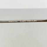 【6hb1014】ルイヴィトン サングラス サングラスクロックワイズ Z1271E シルバー ブラック【中古】メンズ