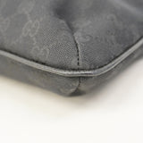 【6hb1053-k】グッチ ショルダーバッグ GGキャンバス 189749 キャンバス ブラック シルバー金具【中古】レディース