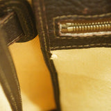 【6hb1057】エルメス ハンドバッグ プティットサンチュールプPM トワルアッシュ ブラウン シルバー金具 □K刻印【中古】レディース