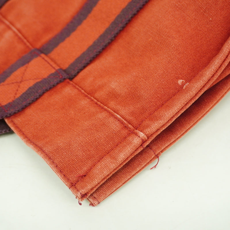 【6hb1066-k】エルメス ハンドバッグ フールトゥPM キャンバス レッド シルバー金具【中古】レディース