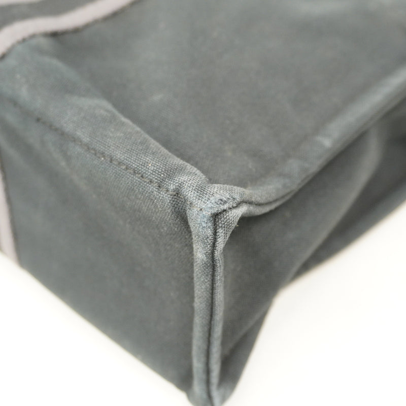 【6hb1079-k】エルメス トートバッグ フールトゥMM キャンバス ブラック シルバー金具【中古】メンズ レディース ユニセックス
