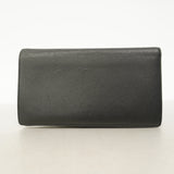 【6hb1097-k】シャネル 長財布 ココボタン キャビアスキン ブラック ゴールド金具【中古】レディース