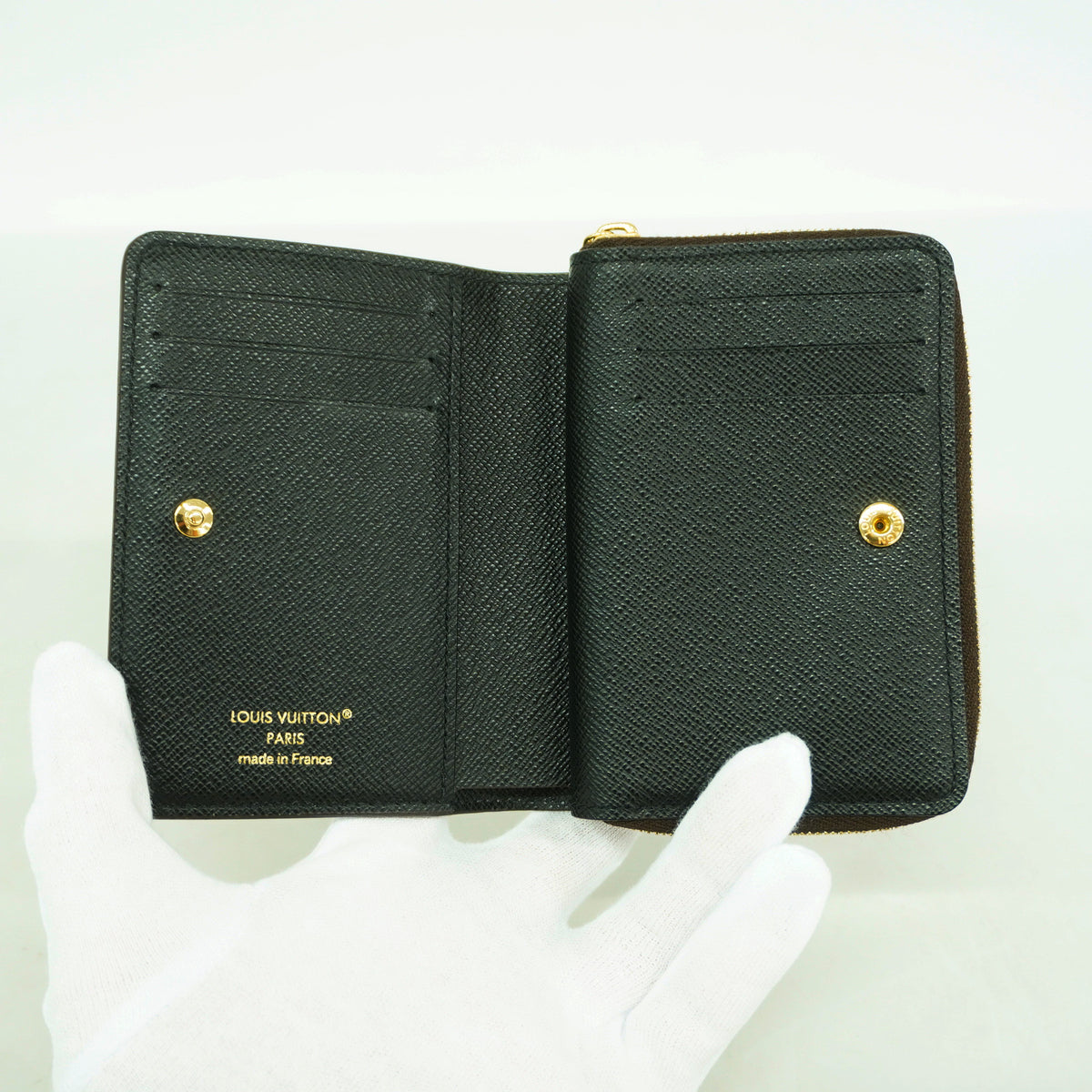 【6hb1127-k】ルイヴィトン 財布 モノグラム・ジャイアント リバース ポルトフォイユ ルー M81461 ブラウン【中古】メンズ レディース ユニセックス