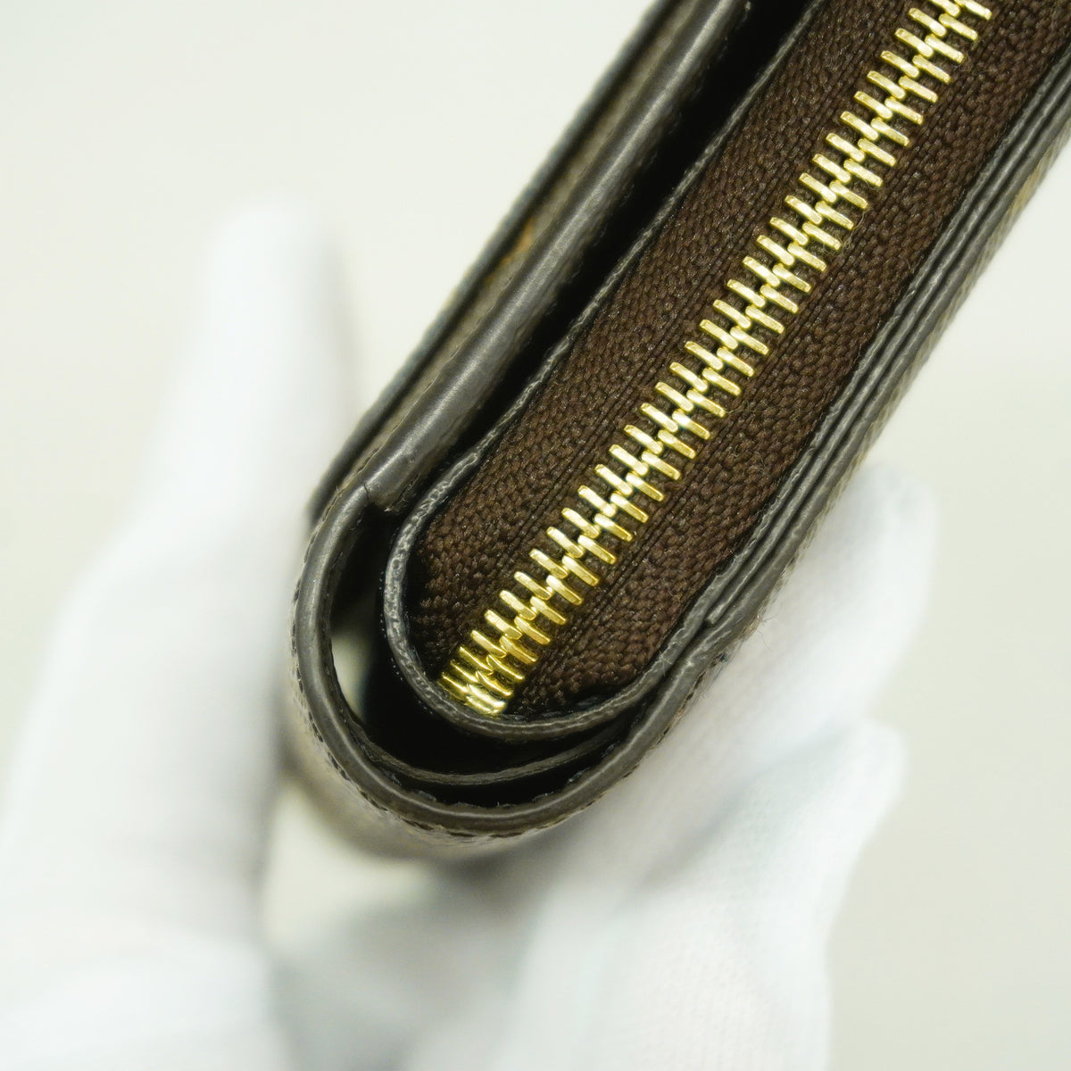 【6hb1127-k】ルイヴィトン 財布 モノグラム・ジャイアント リバース ポルトフォイユ ルー M81461 ブラウン【中古】メンズ レディース ユニセックス