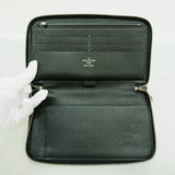 【6hb1128-k】ルイヴィトン 長財布 カモフラージュ ジッピーオーガナイザー M61676 ブルー【中古】メンズ