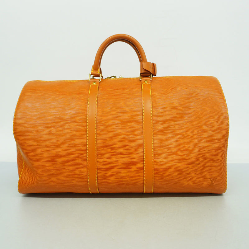 【6hb1140】ルイヴィトン ボストンバッグ エピ キーポル50 M42968 ジパングゴールド【中古】メンズ レディース ユニセックス