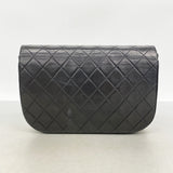 【6hb1178-k】シャネル ショルダーバッグ マトラッセ チェーンショルダー ラムスキン ブラック ゴールド金具【中古】レディース