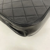 【6hb1178-k】シャネル ショルダーバッグ マトラッセ チェーンショルダー ラムスキン ブラック ゴールド金具【中古】レディース