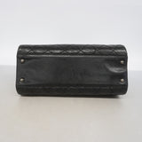 【6hb1185-k】シャネル ハンドバッグ マトラッセ チェーンショルダー キャビアスキン ブラック シルバー金具 2wayバッグ【中古】レディース