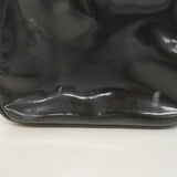 【6hb1186-k】シャネル バニティバッグ パテントレザー ブラック ゴールド金具 2wayバッグ【中古】レディース