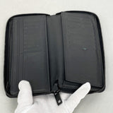 【6hb1198-k】ルイヴィトン 長財布 アロエグラム ジッピーウォレットヴェルティカ M81743 ノワール【中古】レディース