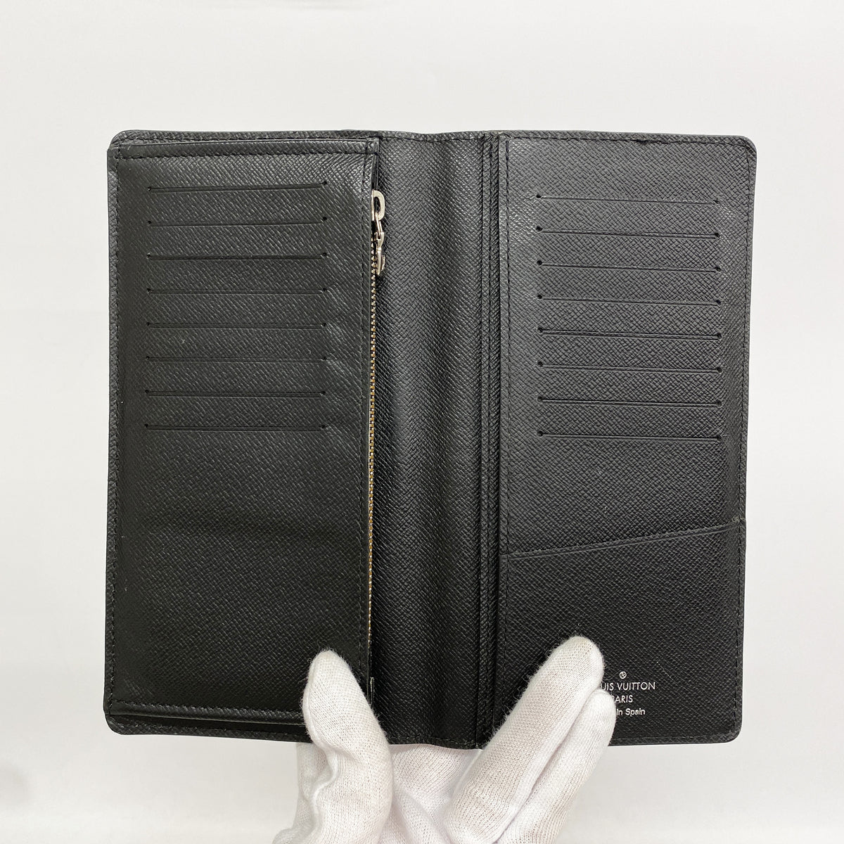 【6hb1206-k】ルイヴィトン 長財布 エピ ポルトフォイユブラザ M60622 ノワール【中古】メンズ