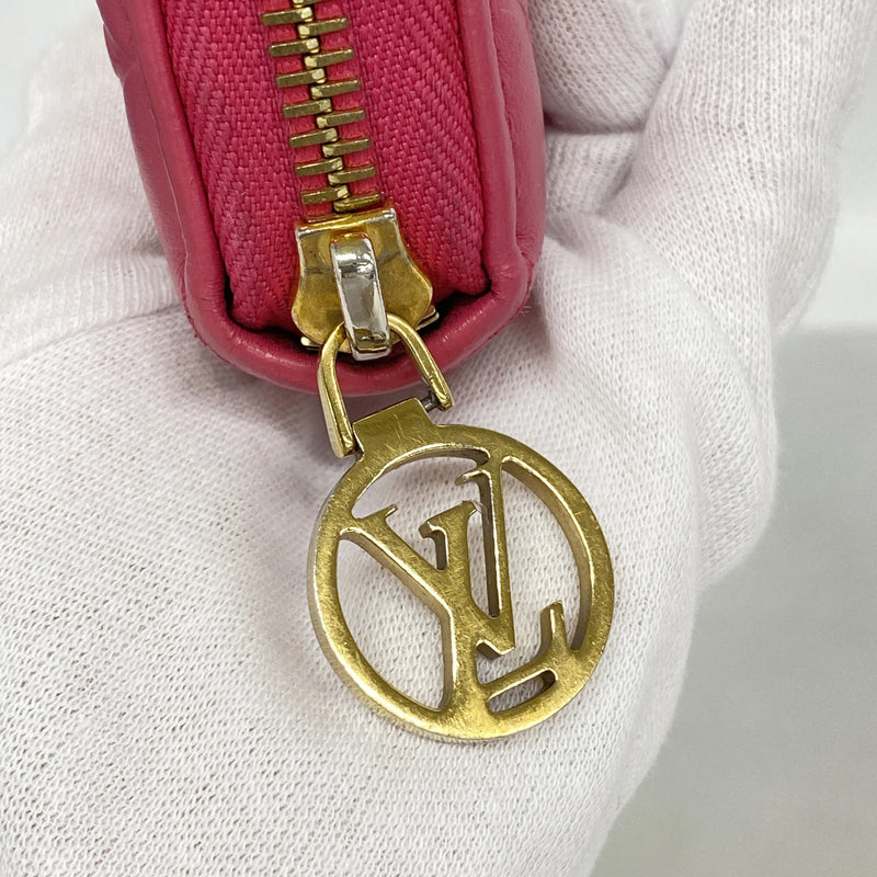 【6hb1222-k】ルイヴィトン 長財布 モノグラム・クッサン ジッピーウォレット M82737 ブーゲンビリア【中古】レディース