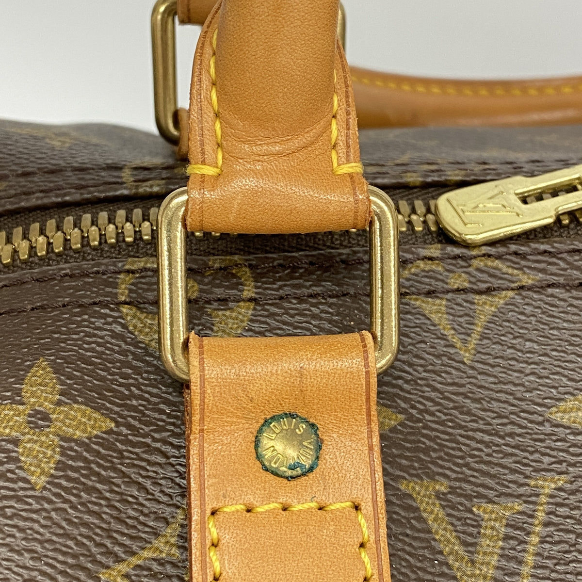 【6hb1225】ルイヴィトン ボストンバッグ モノグラム キーポル50 M41426 ブラウン【中古】メンズ レディース ユニセックス