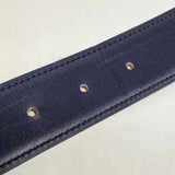 【6hb1229】エルメス ベルト コンスタンスベルト ボックスカーフ バレニア フォーブ/ブルーネイビー シルバー金具 □C刻印【中古】メンズ レディース ユニセックス
