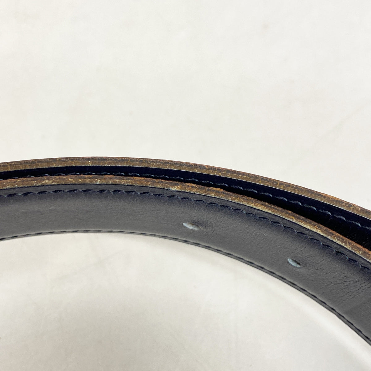 【6hb1229】エルメス ベルト コンスタンスベルト ボックスカーフ バレニア フォーブ/ブルーネイビー シルバー金具 □C刻印【中古】メンズ レディース ユニセックス