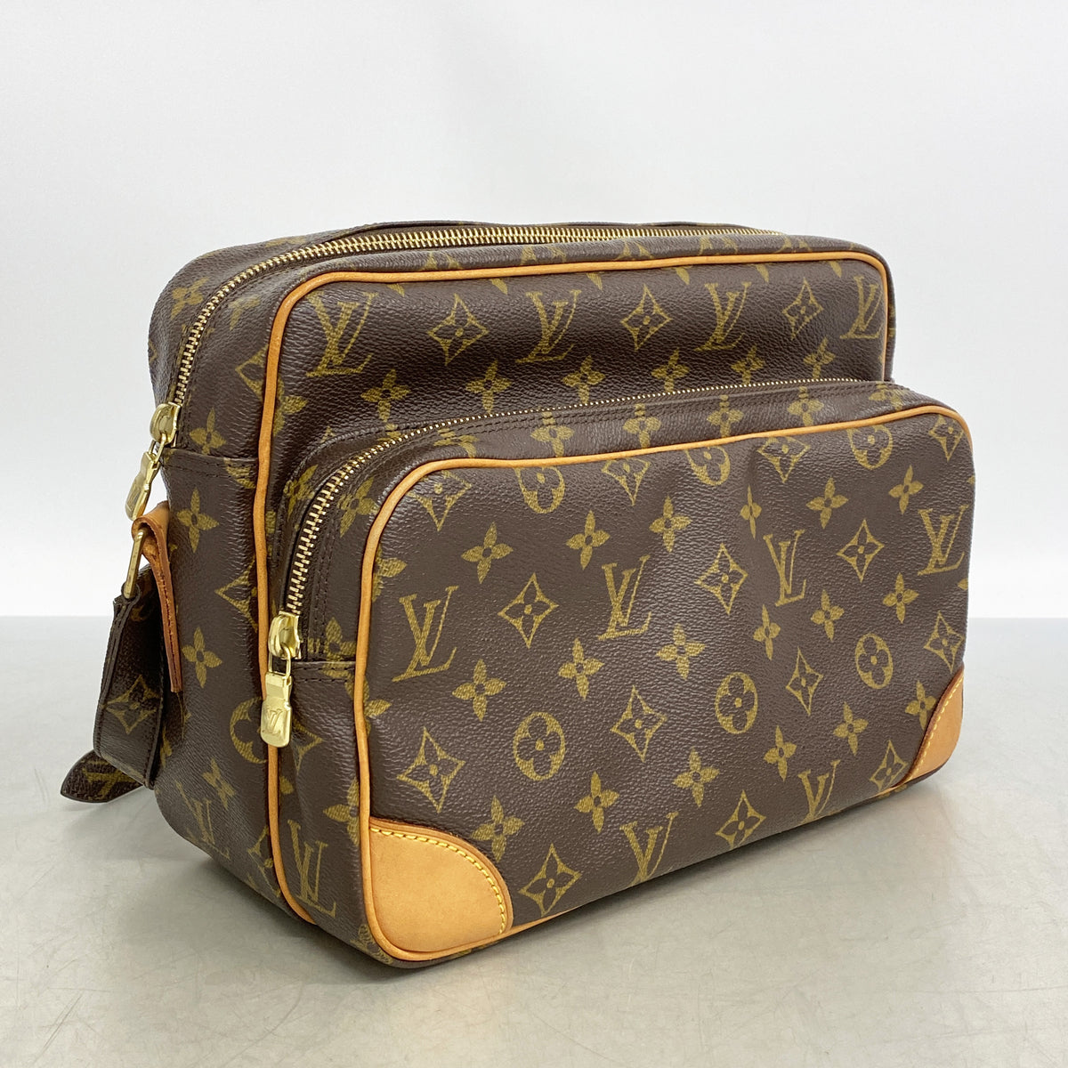 【6hb1234】ルイヴィトン ショルダーバッグ モノグラム ナイル M45244 ブラウン【中古】レディース