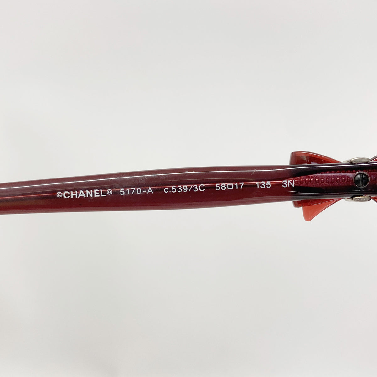 【6hb1246】シャネル サングラス 5170-A プラスチック ブラウン シルバー金具【中古】レディース