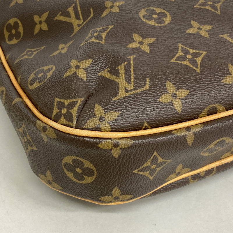 【6hb1249】ルイヴィトン ショルダーバッグ モノグラム オデオンPM M56390 ブラウン【中古】レディース