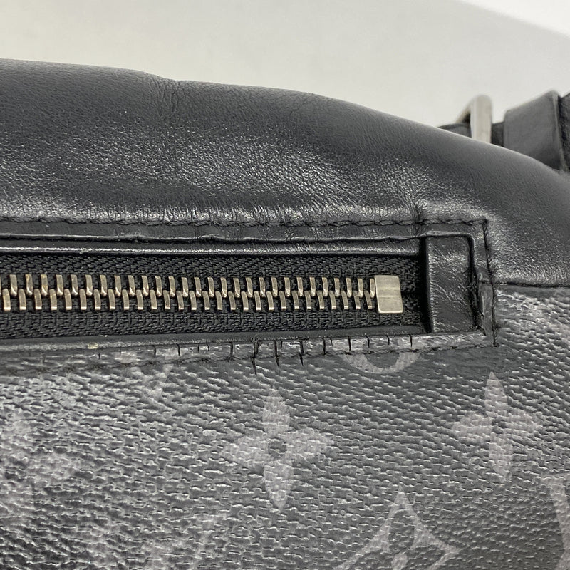 【6hb1251】ルイヴィトン ボディバッグ モノグラム・エクリプス ディスカバリーバムバッグ M44336 ブラック【中古】メンズ
